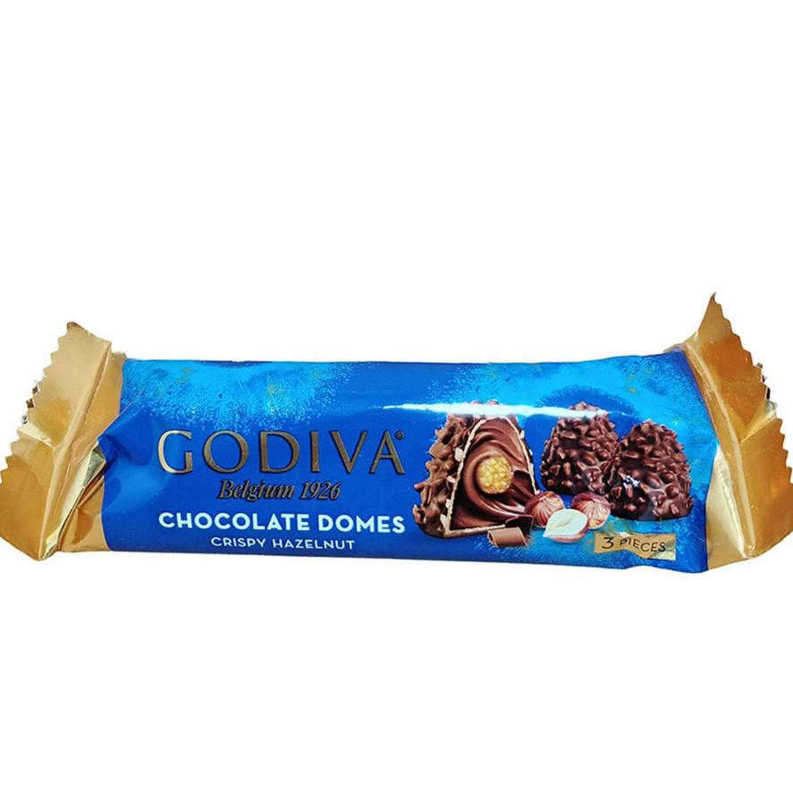 GODIVA CHOCOLATE DOMES CRISPY HAZELNUT 30 G - SURABAYA