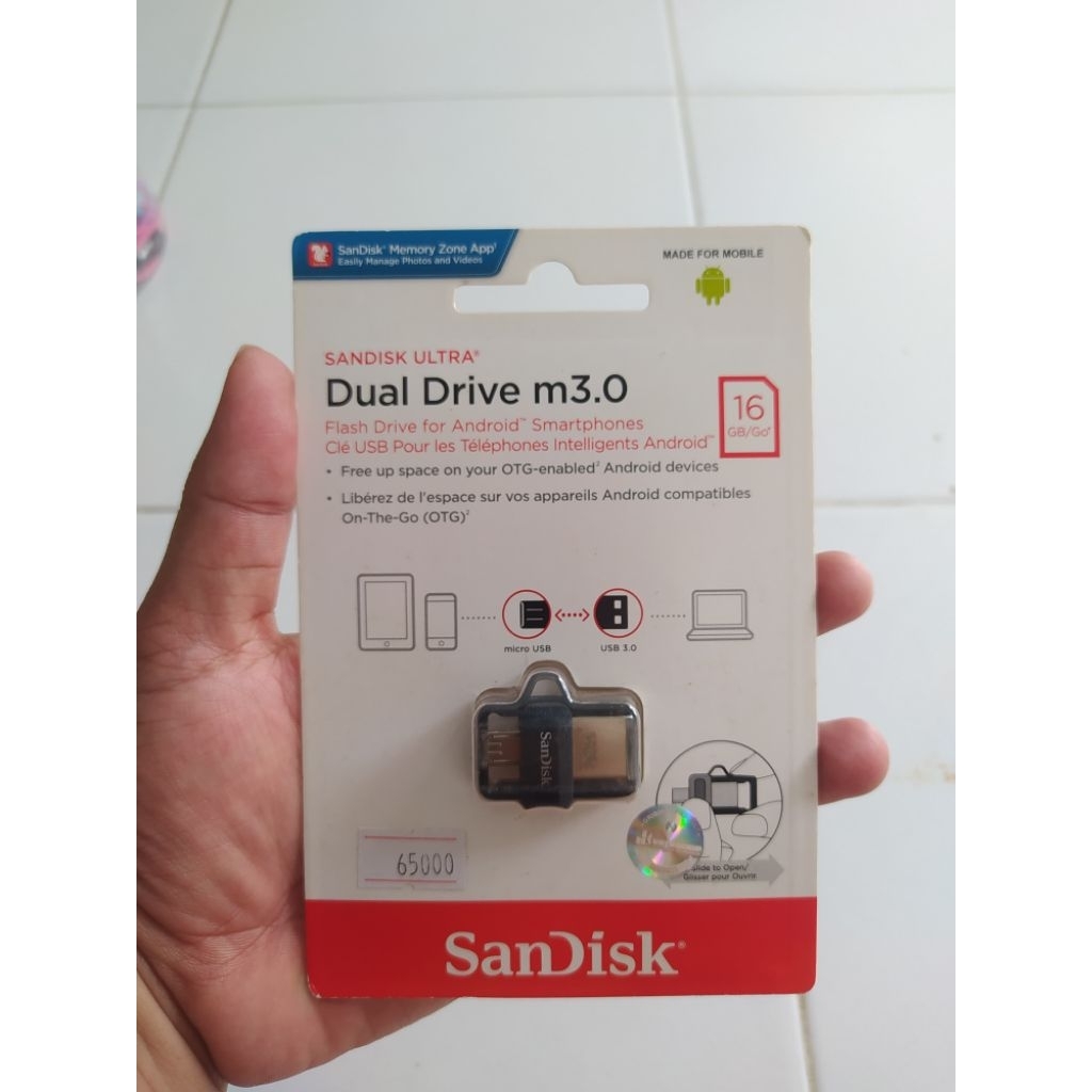 DUAL DRIVE SANDISK M3 MICRO 16GB