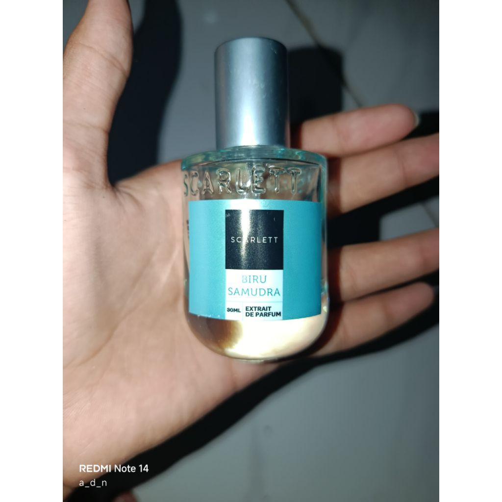 BOTOL KOSONG SCARLET BIRU SAMUDRA