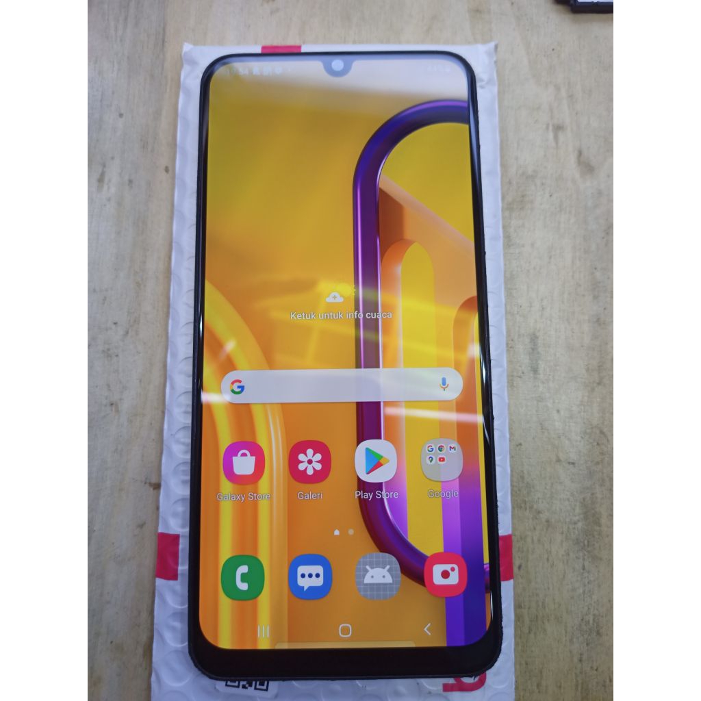 lcd + frame samsung M31 copotan samsung / ori amoled