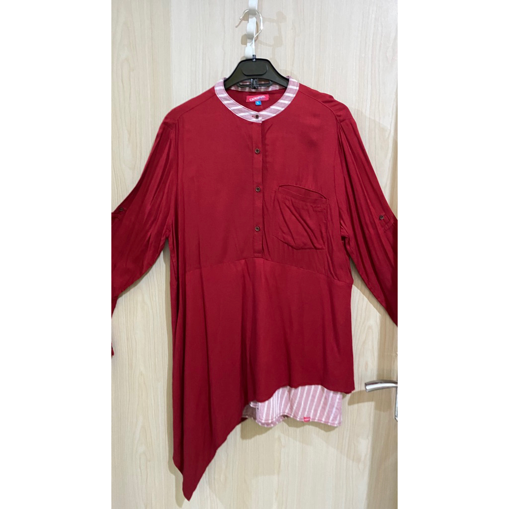 [preloved] tunik Cardinal