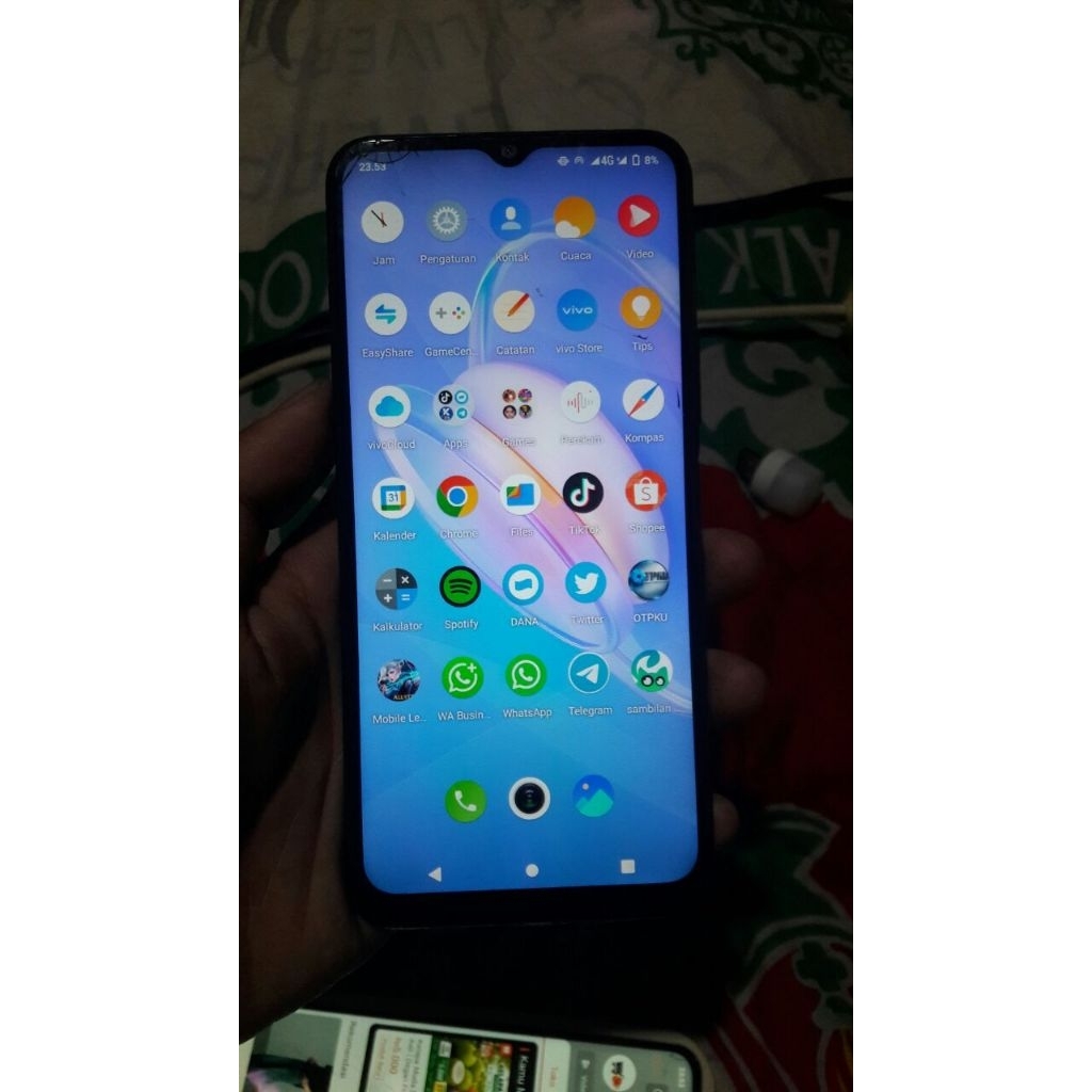 Vivo Y12s 3/32 Second Murah. Minus Suara Buzer & Layar Retak Kecil