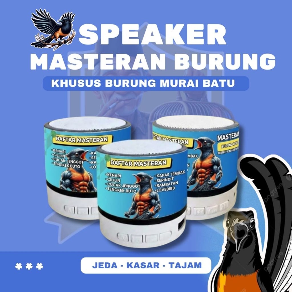 MP3 SPEAKER MASTERAN BURUNG MURAI