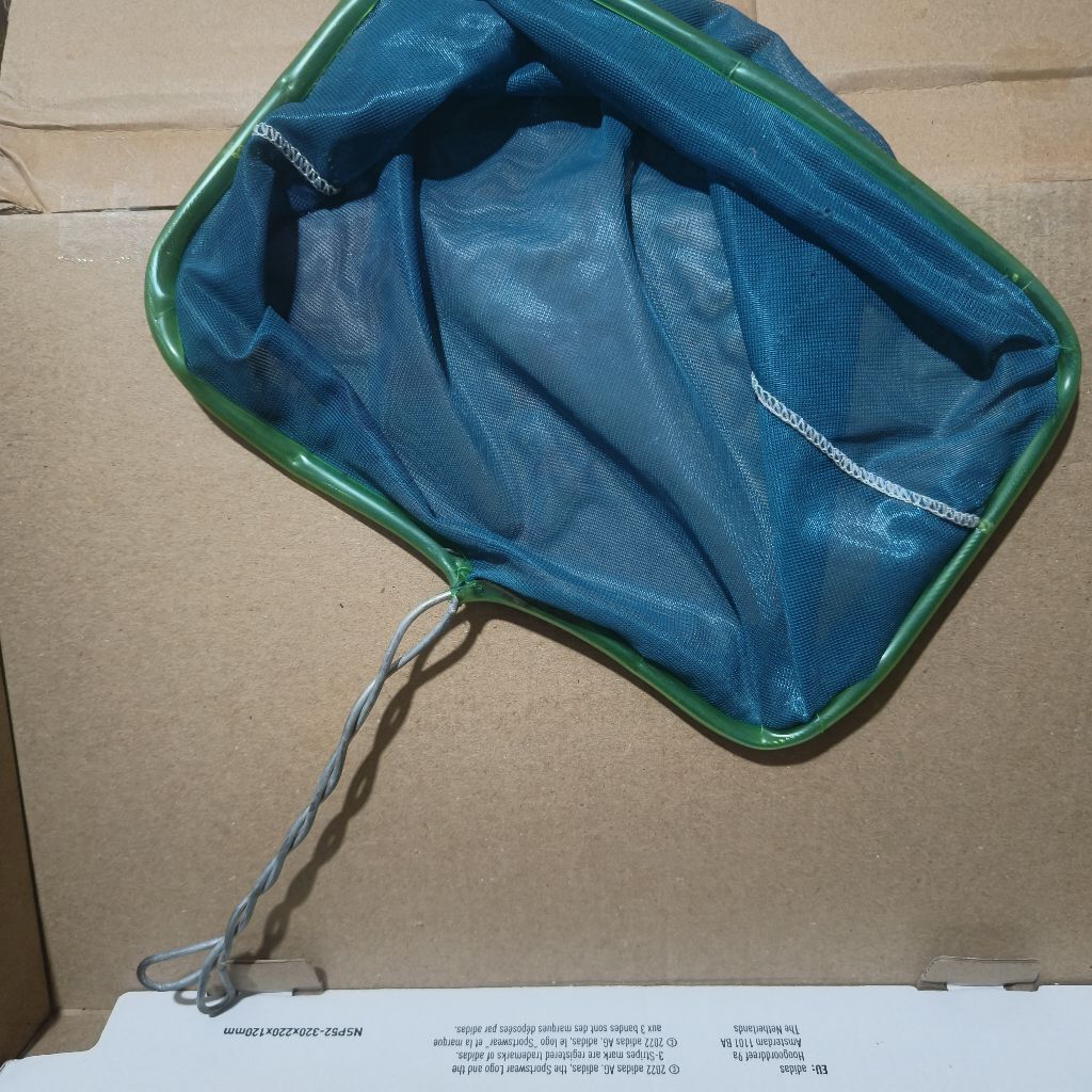 serokan pakan ikan cupang/serokan kotak 25CM