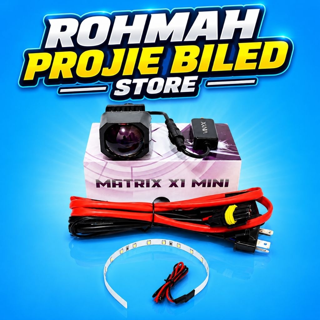 PAKET PROJECTOR BILED MATRIX X1 1,5 INCH VINYX