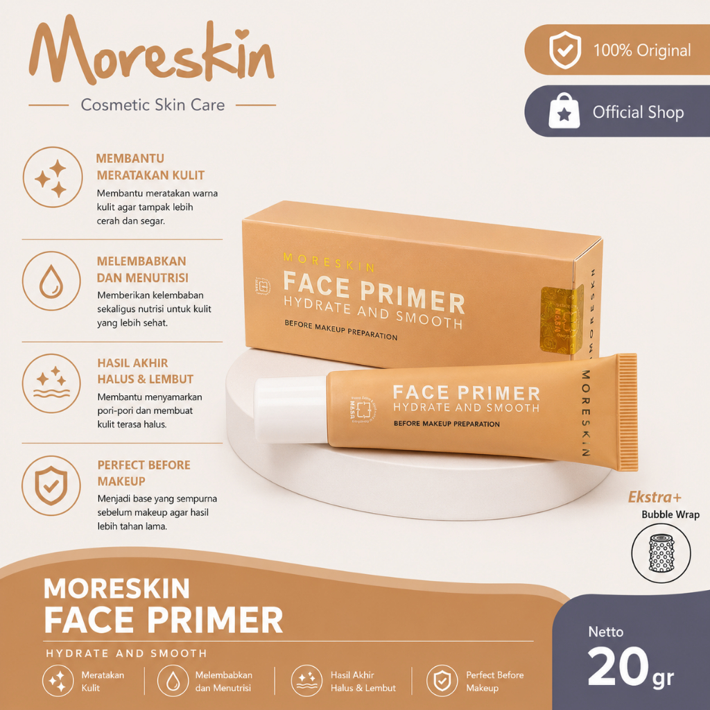 PRIMER MAKE UP MORESKIN FACE PRIMER