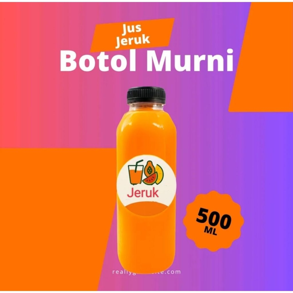Jus Jeruk Murni Botol 500 ML