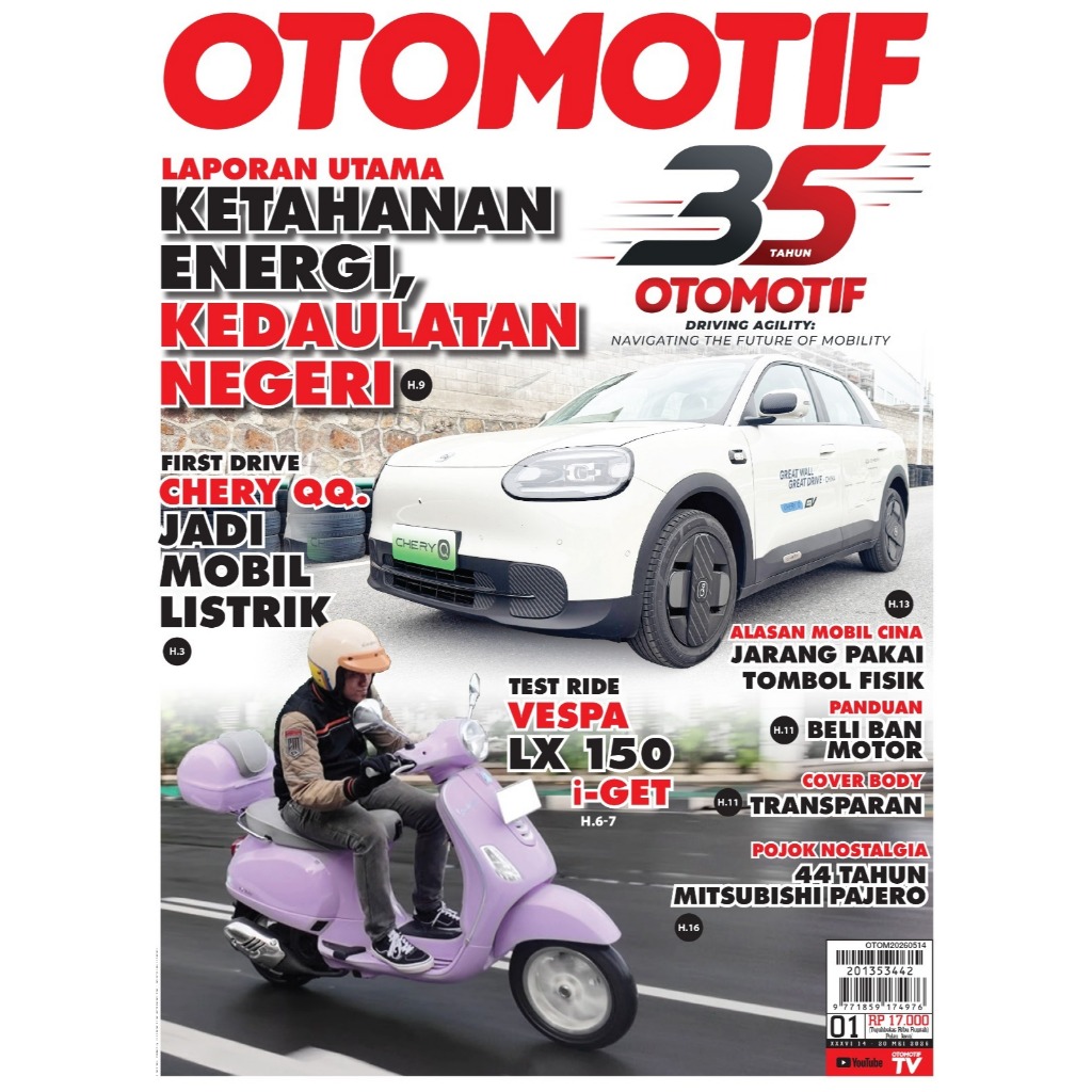 Tabloid Otomotif edisi Mei 2026 - Otomotif No.01