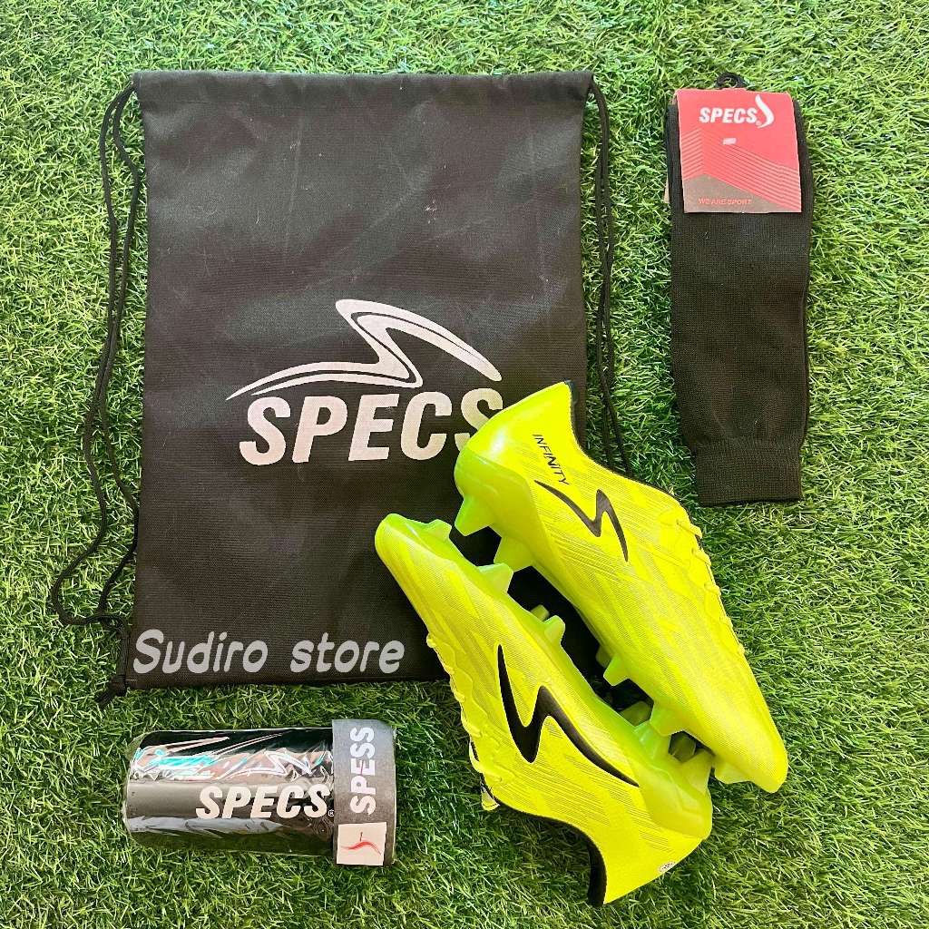 Sepatu Bola Specs Accelerator Infinity, Paket komplit sepatu Bola Specs Infinity Lightspeed