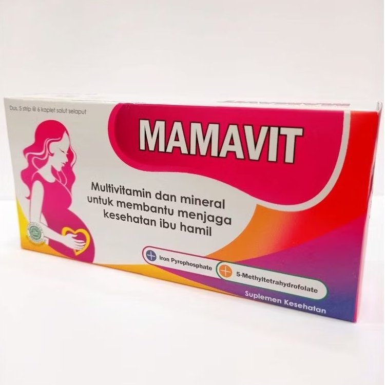 MAMAVIT STRIP 6 KAPLET SUPLEMEN IBU HAMIL & MENYUSUI