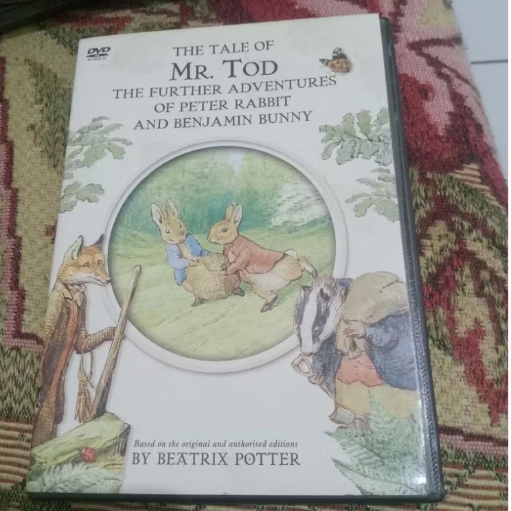 DVD ORIGINAL Animasi Import THE TALE OF MR TOD THE FURTHER ADVENTURES OF PETER RABBIT AND BENJAMIN B