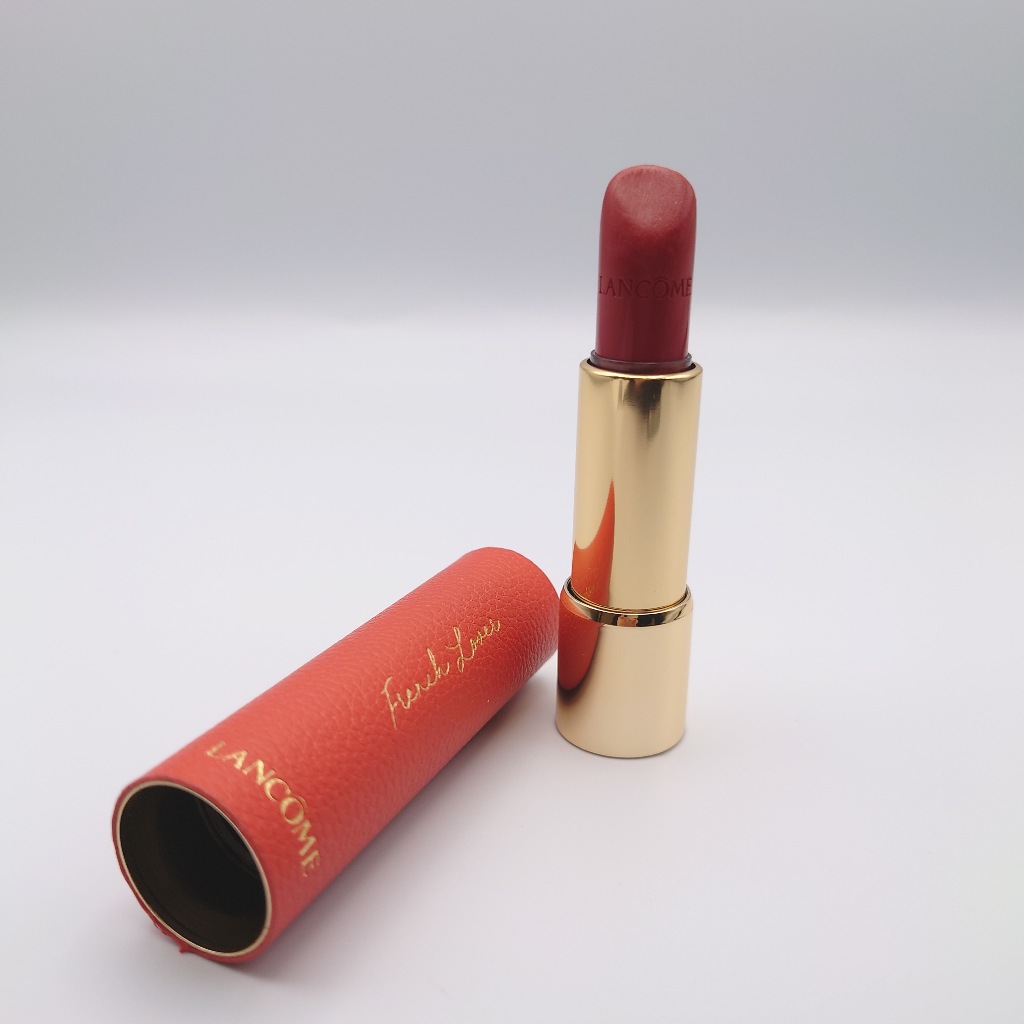 Lancome L'absolu Rouge C FRENCH LOVER Lipstick Full Size Ori (Kode Stok : EL1205K)
