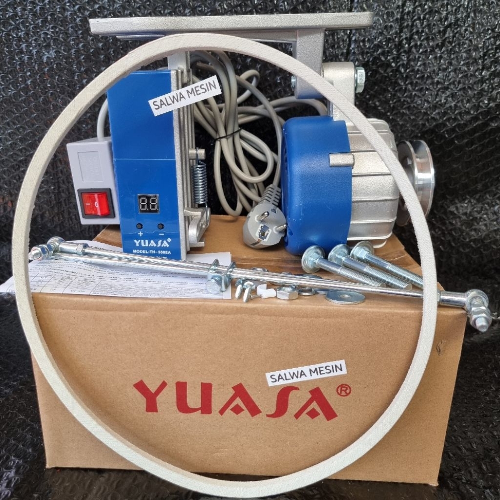 dinamo servo original yuasa biru Th550ea tidak berisik dan hemat listrik bisa untuk mesin jahit obra