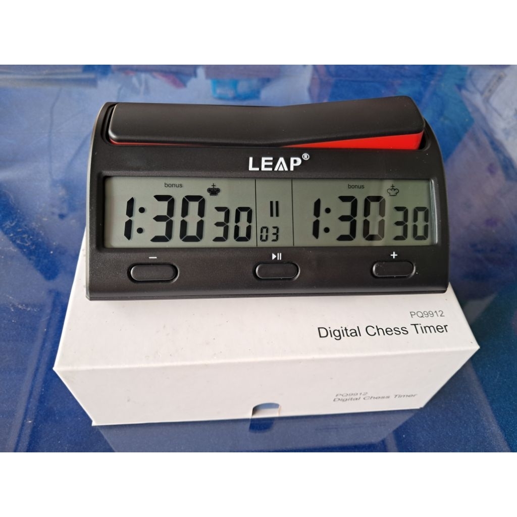 Jam catur Leap PQ9912,Std turnamen dgn increment.