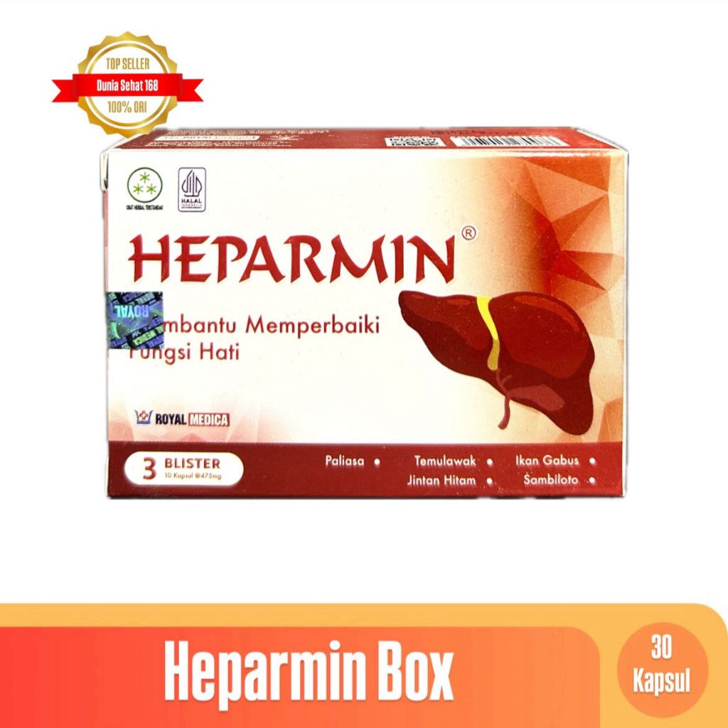 HEPARMIN BOX 30 KAPSUL