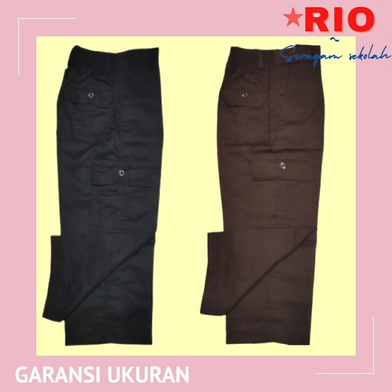 Celana panjang PDL SD Pramuka dan hitam