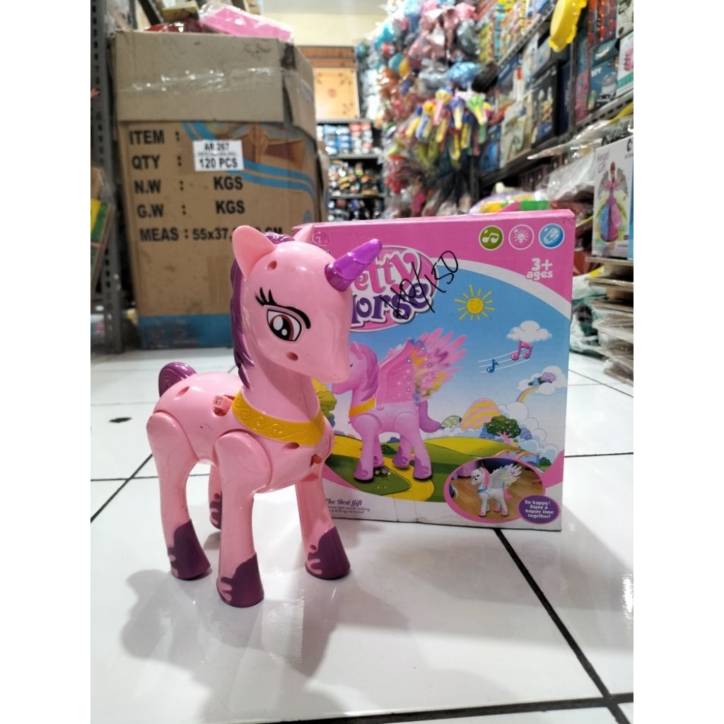 Mainan Pretty horse Batre OB Tanpa Sayap yah