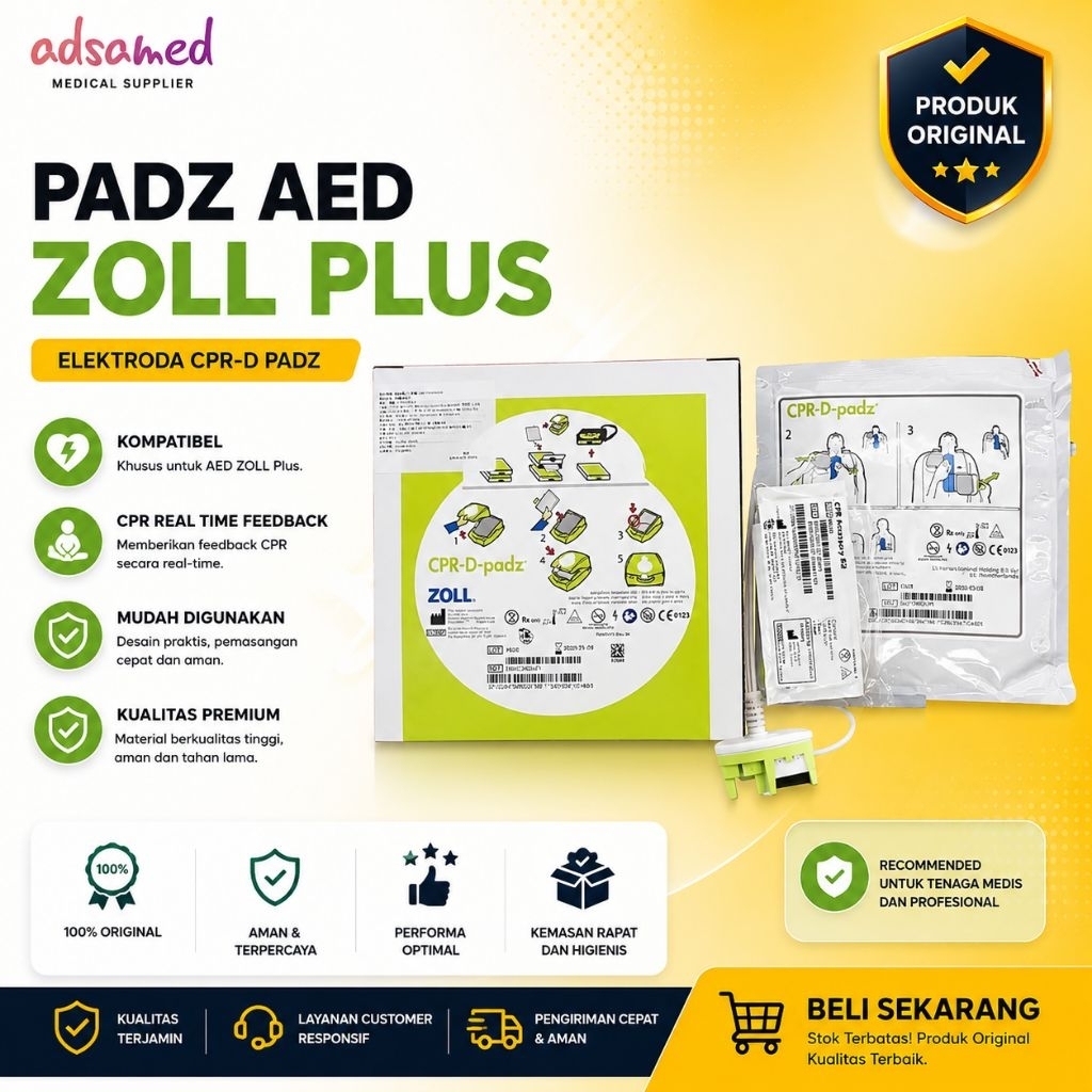 PADS AED ZOLL PLUS Elektroda Zoll Aed Plus / CPR-D-PADZ ZOLL PLUS AED