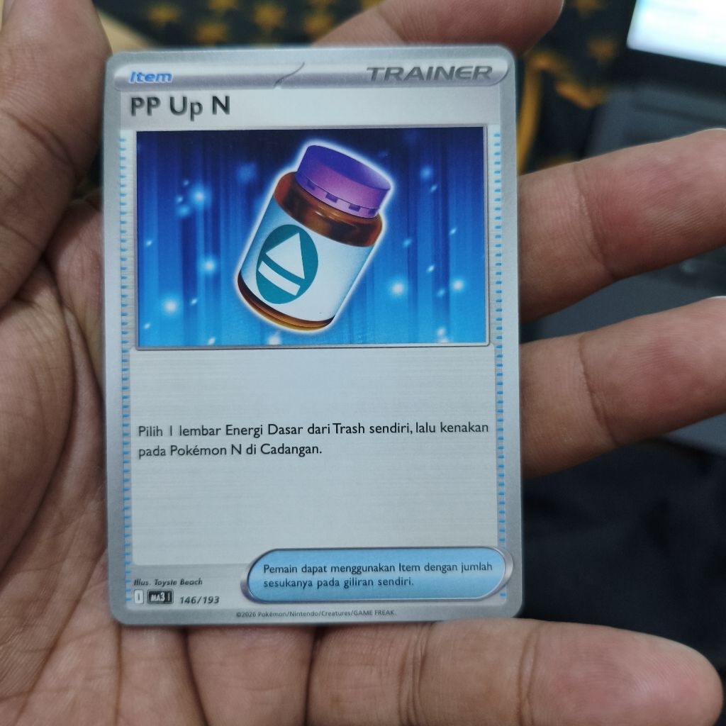pp up N tcg pokemon / kartu pokemon