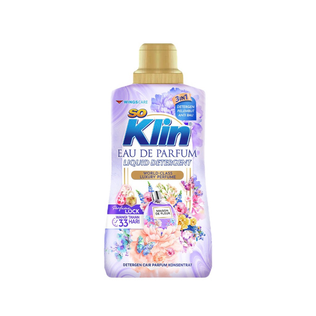 So Klin Deterjen Cair Eau de Parfum Maison de Fleur 700g