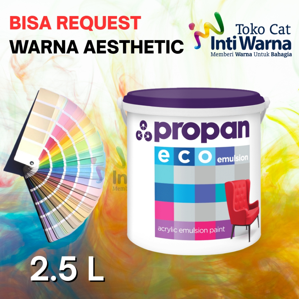 CAT TEMBOK INTERIOR ECO EMULSION PROPAN 5 KG / BISA CUSTOM WARNA TINTING