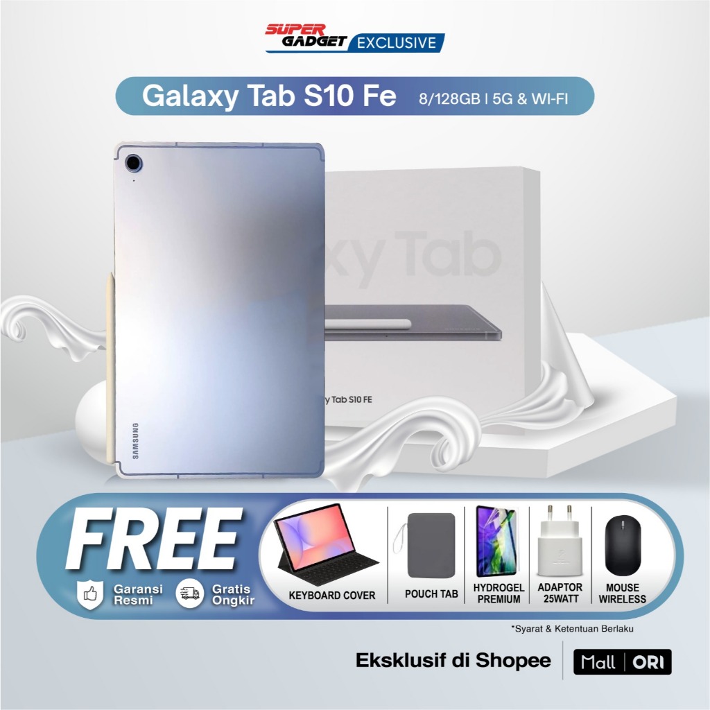 Samsung Galaxy Tab S10 FE 5G Wifi 8/128 GB Tablet 10 inch