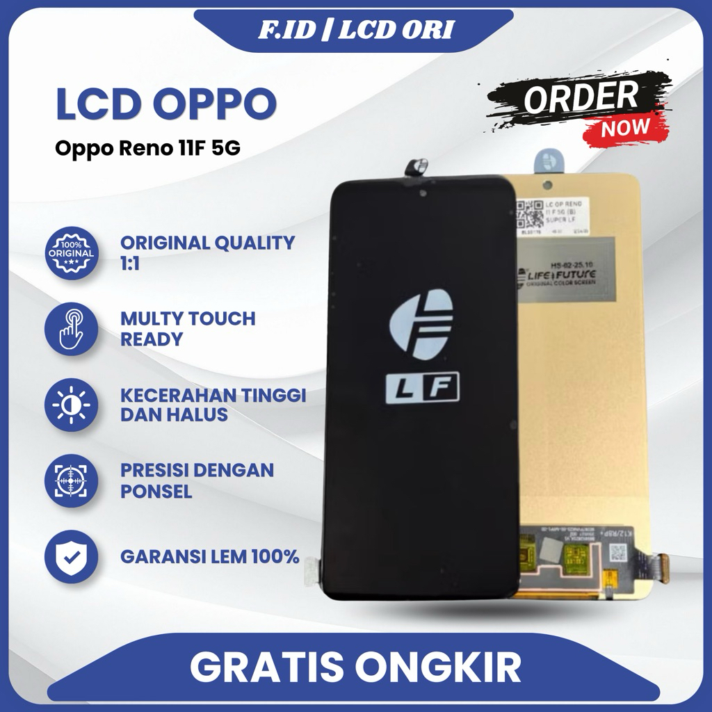 LCD OPPO RENO 11F 5G ORI (GARANSI LEM) FULLSET TOUCHSCREEN