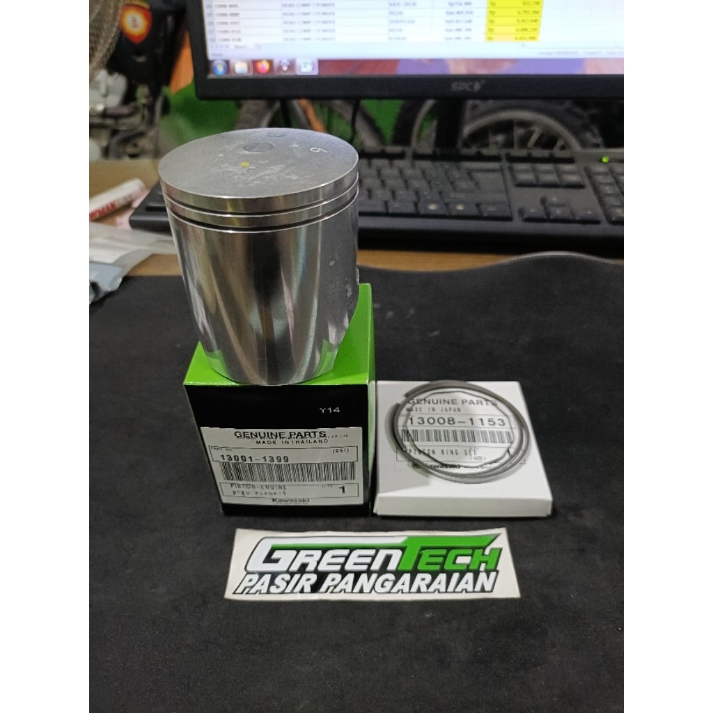 piston std ninja ss R RR ring piston ninja R RR original