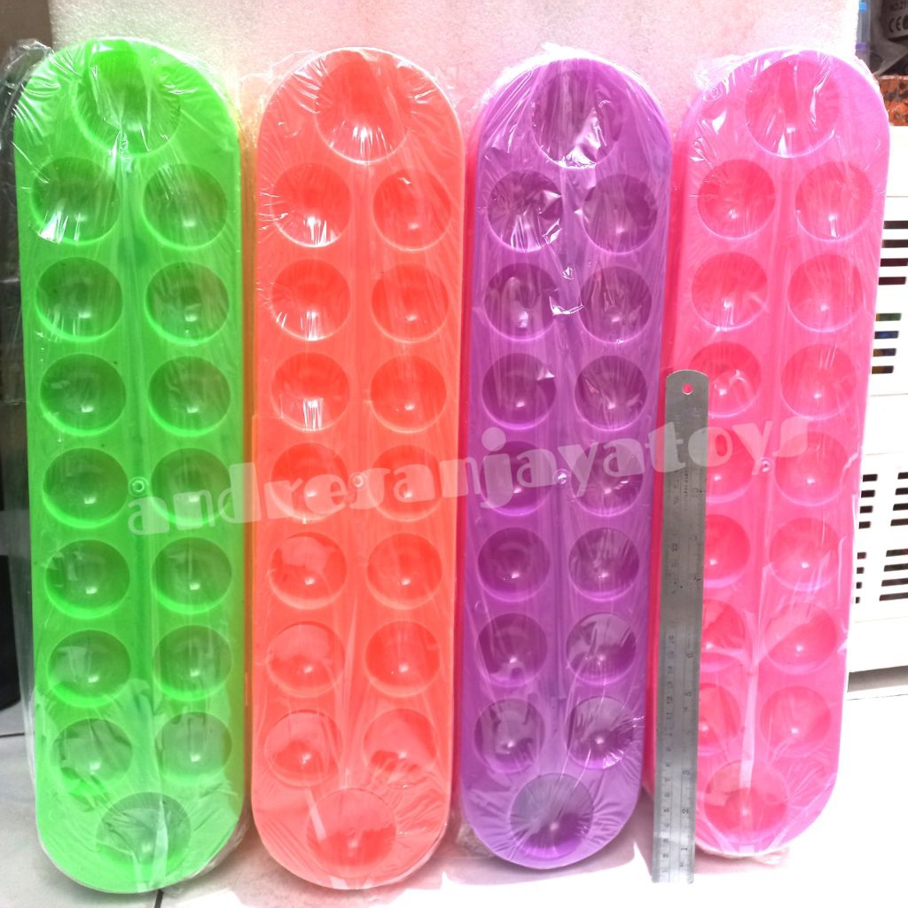 Mainan Tradisional Dakon Congklak Warna Dakon Plastik Panjang 50 cm