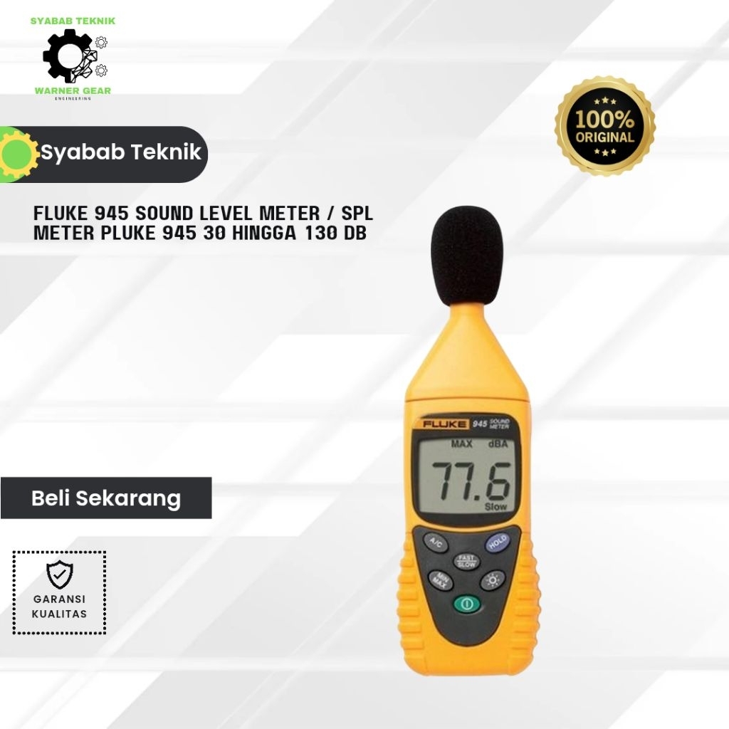 Fluke 945 Sound Level Meter / SPL METER PLUKE 945 30 hingga 130 dB