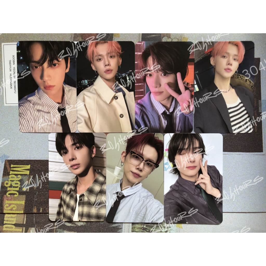 Ready Stock | [Official] Photocard TXT Season Greetings 2024 2025 [Nuance TXT bank] | Soobin Yeonjun