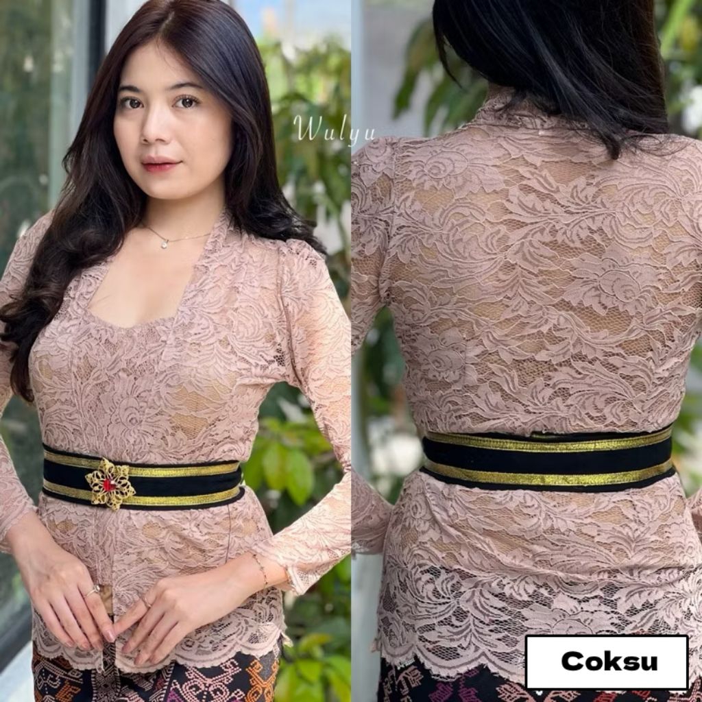 Atasan Kebaya Brokat Lengan Panjang / Kebaya Kutubaru.