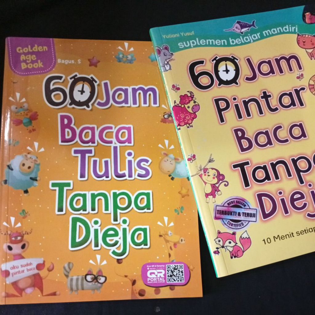 60 Jam Baca Tulis Tanpa dieja & 60 Jam Pintar Baca Tanpa Dieja