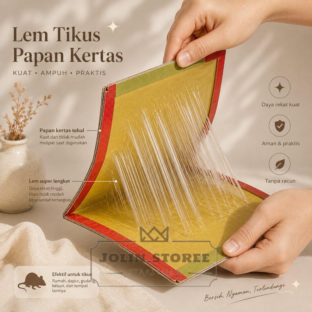 Lem Tikus Perangkap Tikus Lem Buku Kecoa Perangkap Kecoa Lem Jebakan Tikus Super Lengket