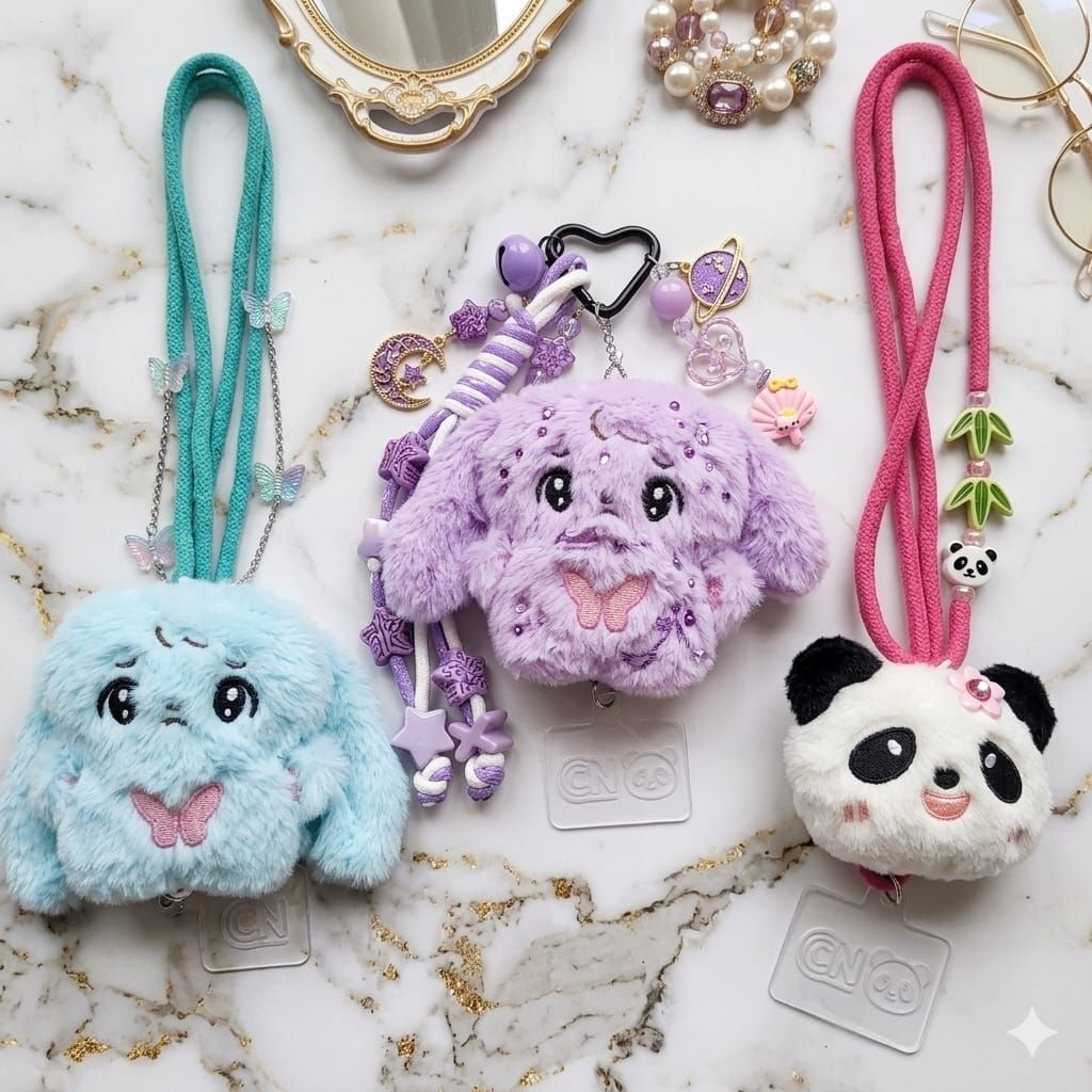 Tali gantungan hp bag charm lucu