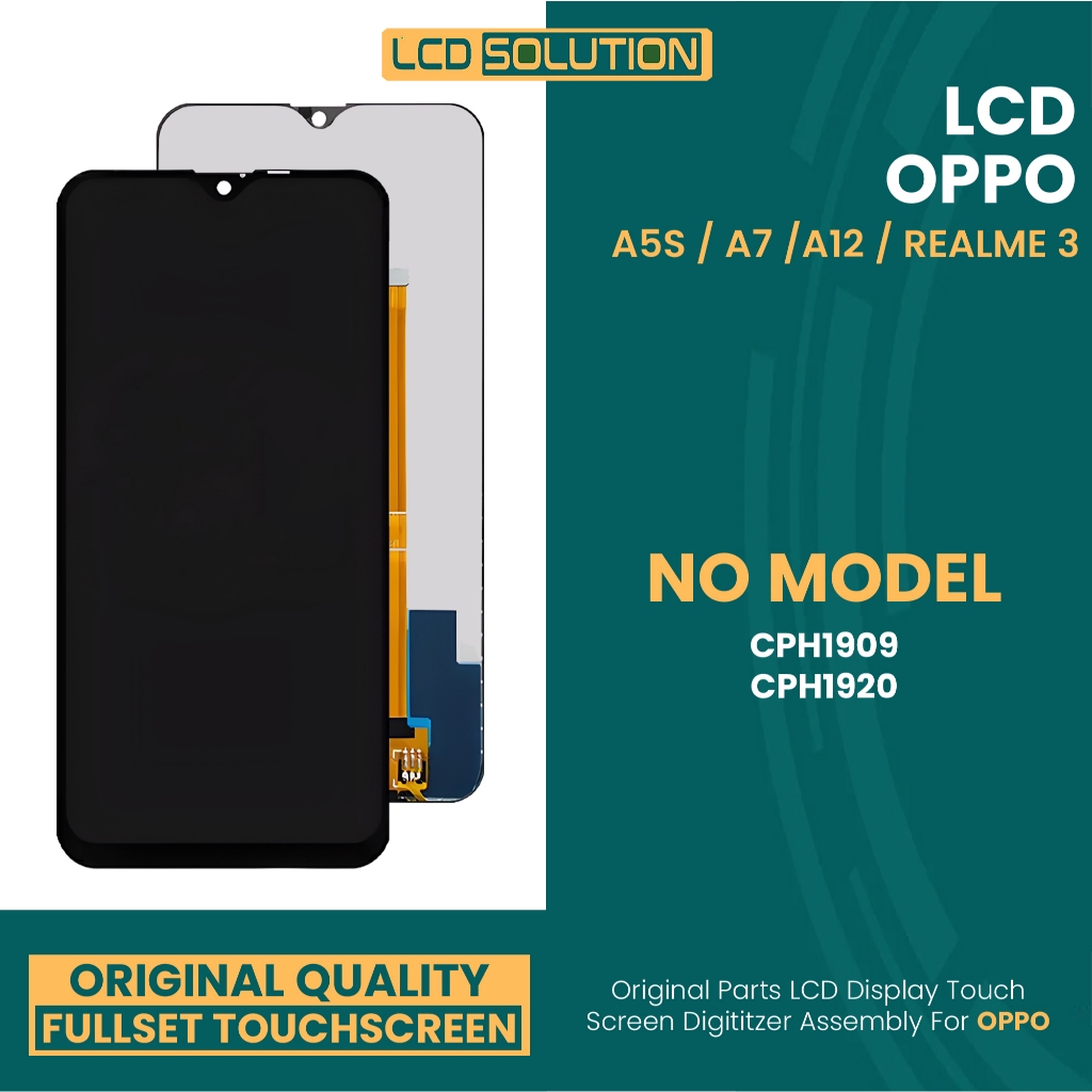 Grosir LCD Oppo A5S / LCD Oppo A7 / LCD Oppo A12 / LCD Realme 3 - Fullset Touchscreen (ANTI PECAH)