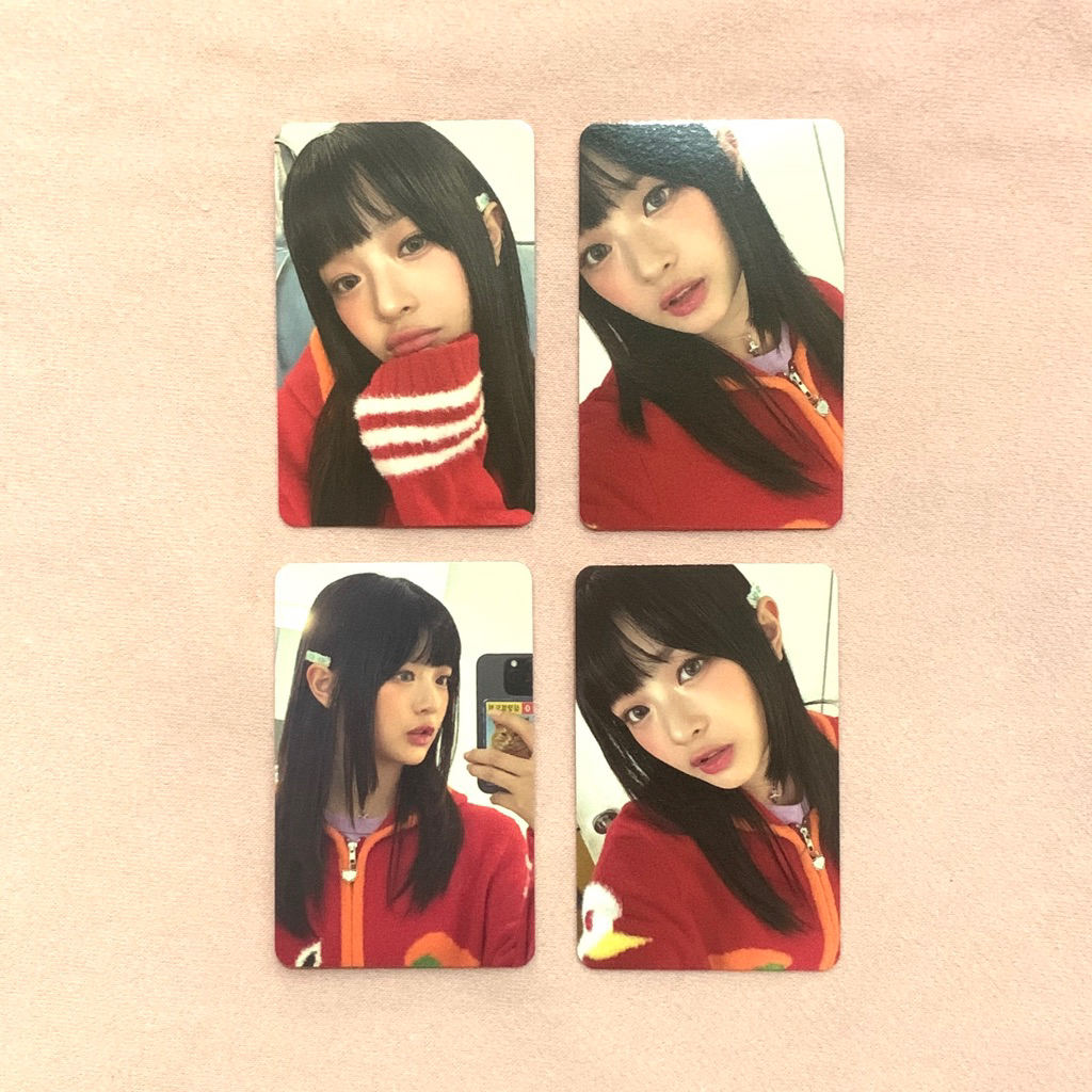 [OFFICIAL] HANNI NEWJEANS PHOTOCARD SEASONS GREETINGS 2024 SG24 NJS NEW JEANS SELCA SELFIE SELF CAME
