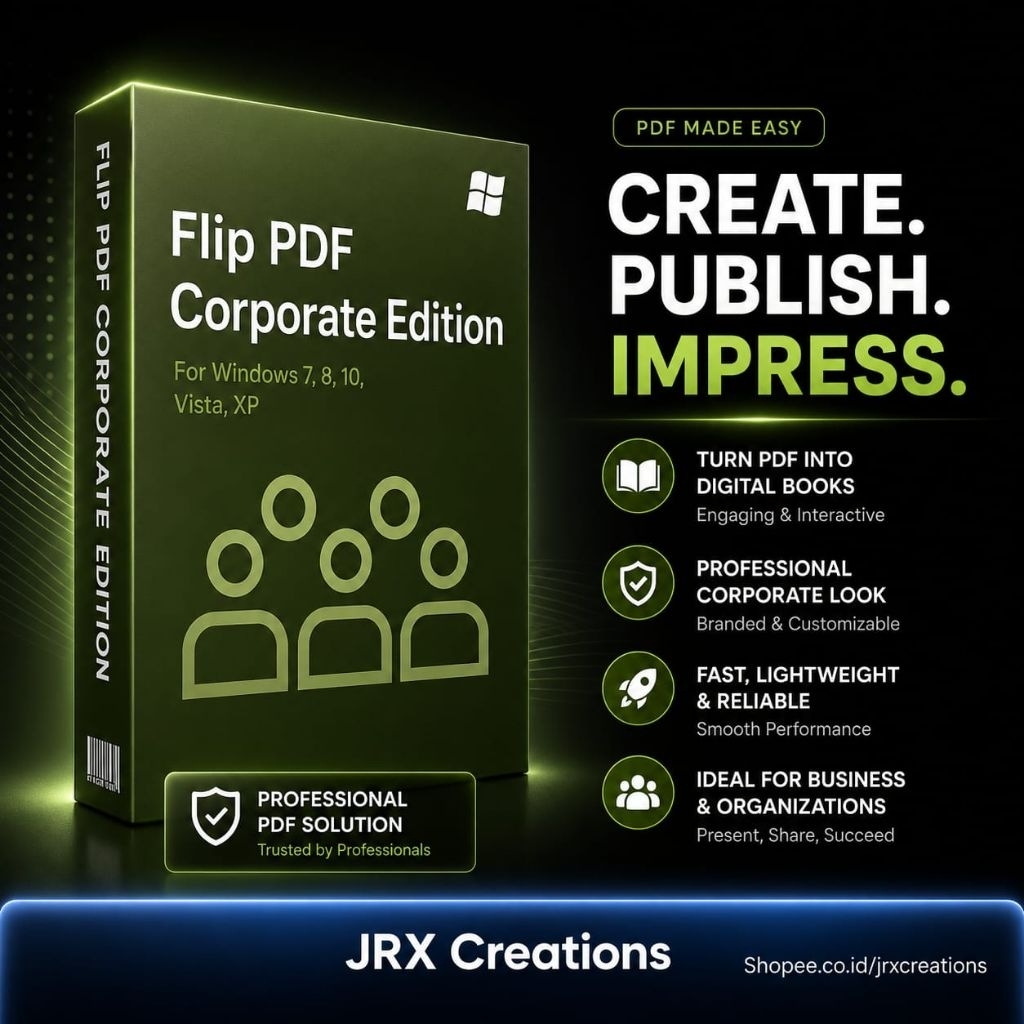 Flip PDF Corporate Professional Full Version For Windows - Aplikasi Pembuat EBook Dengan Mudah Di Ko