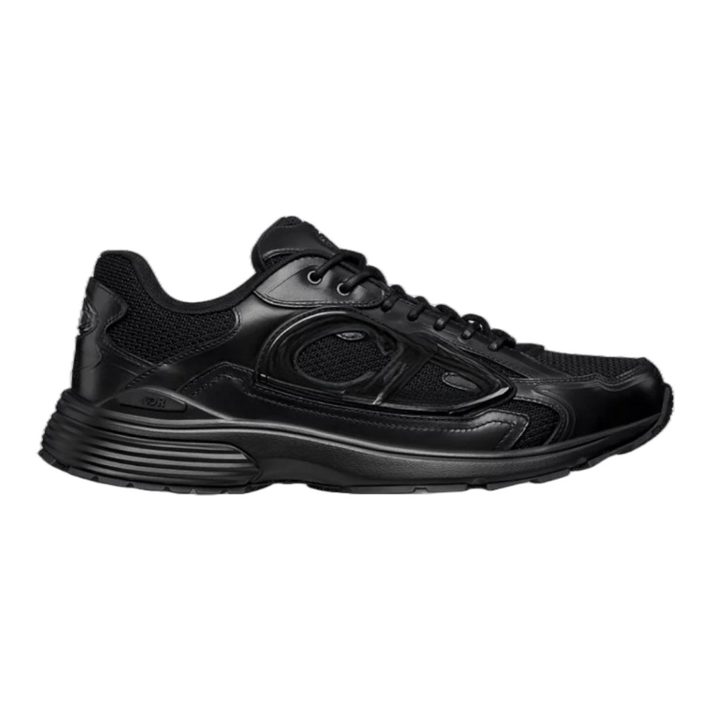 Damen Herren Sneakers Smooth Calfskin Leather Black OROR