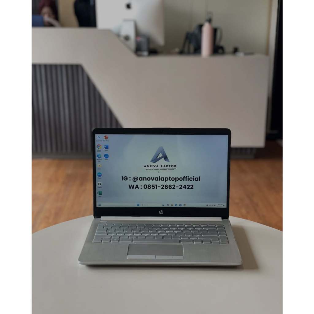 LAPTOP HP 14S-DK0073AU PROCESSOR AMD A4-9125 Radeon R3, 4 COMPUTE CORES 2C+2G RAM 4 GB SSD 128 GB