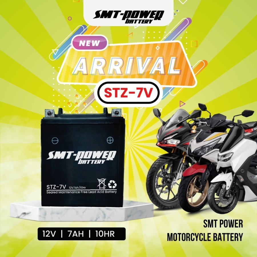 STZ-7V - AKI KERING MOTOR 12V 7AH - SMT-POWER