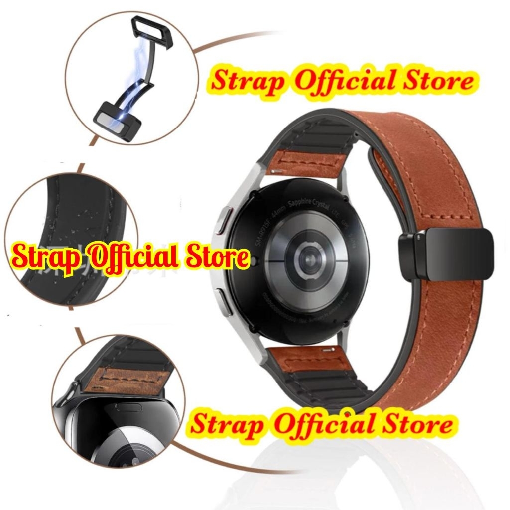 Strap Silicone Tali Magnetic Kulit Smartwatch Supercalla Onyx/Supercalla Explorer/Supercalla Lumi X
