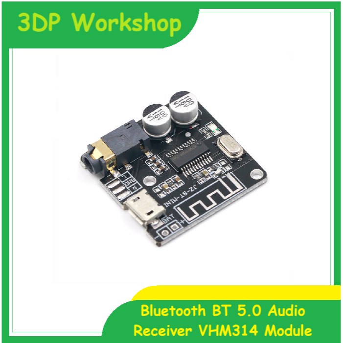 Bluetooth BT 5.0 Audio Receiver Module VHM 314 Micro USB