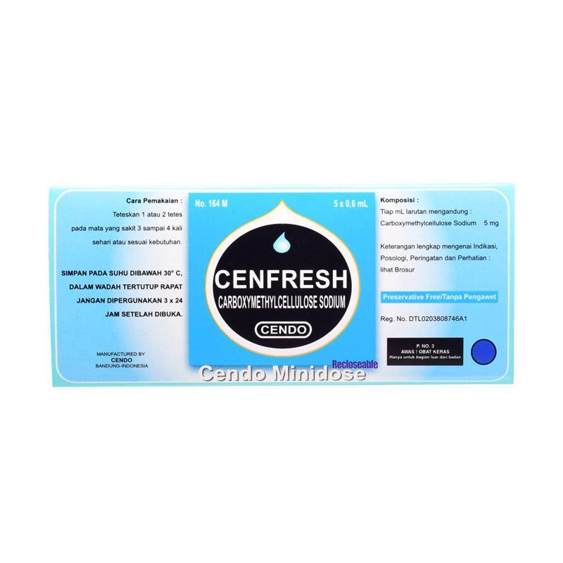 Cendo Cenfresh Minidose - Tetes Mata untuk Mata Kering