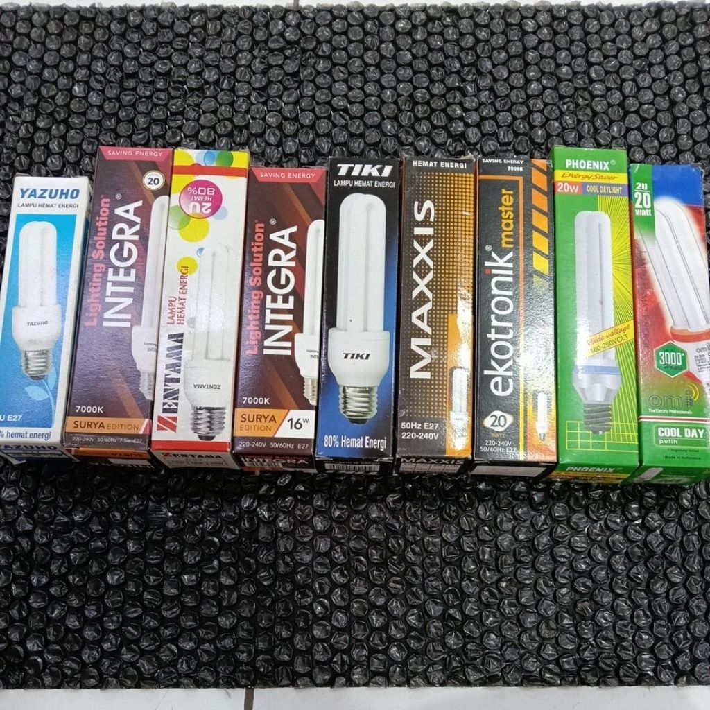 lampu plc 2U merk OMi/Tiki/Zentama/3G/Yazuho/integra/EKOTRONIK 20watt