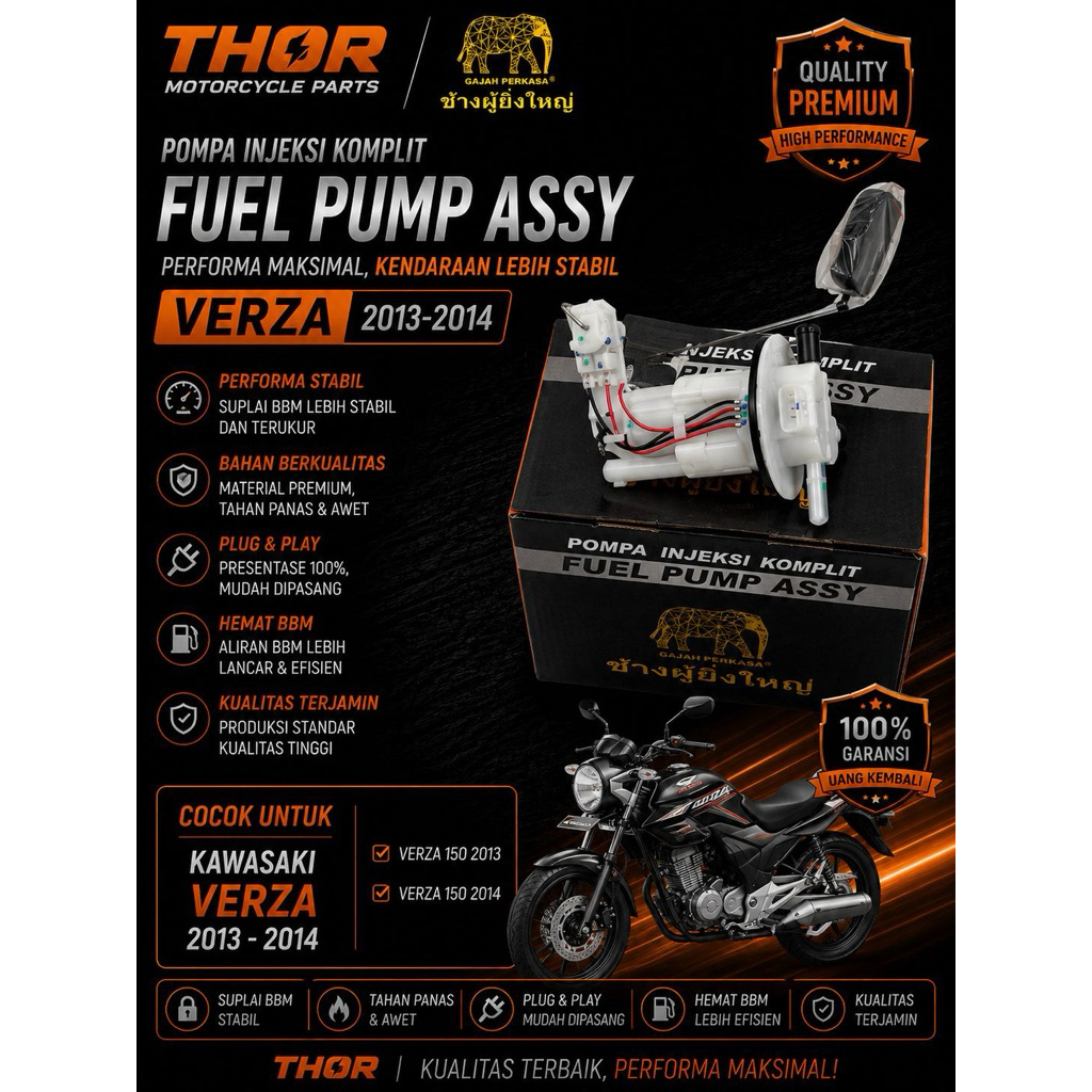 Fuel Pump Assy / Pompa Bensin Komplit Verza (2013-2014) Thai Origin