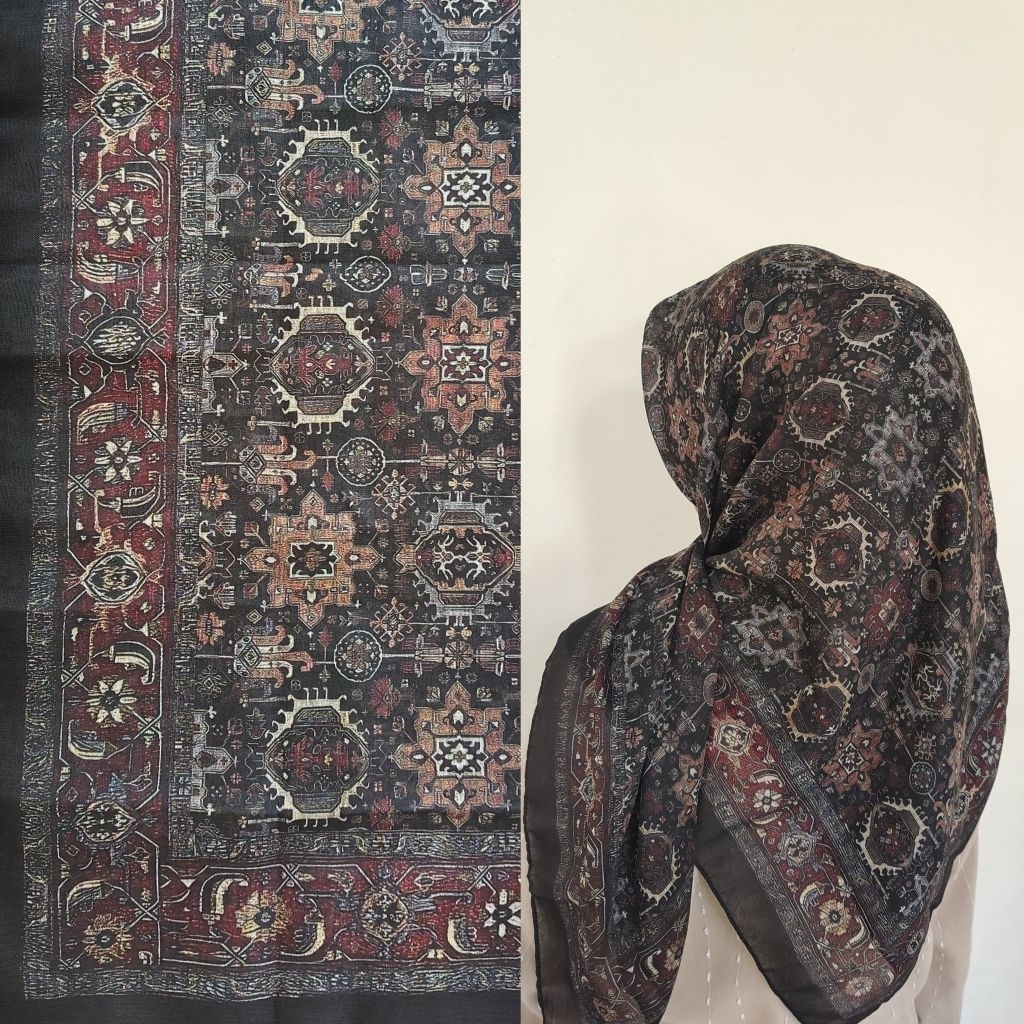 Hijab etnik motif turki