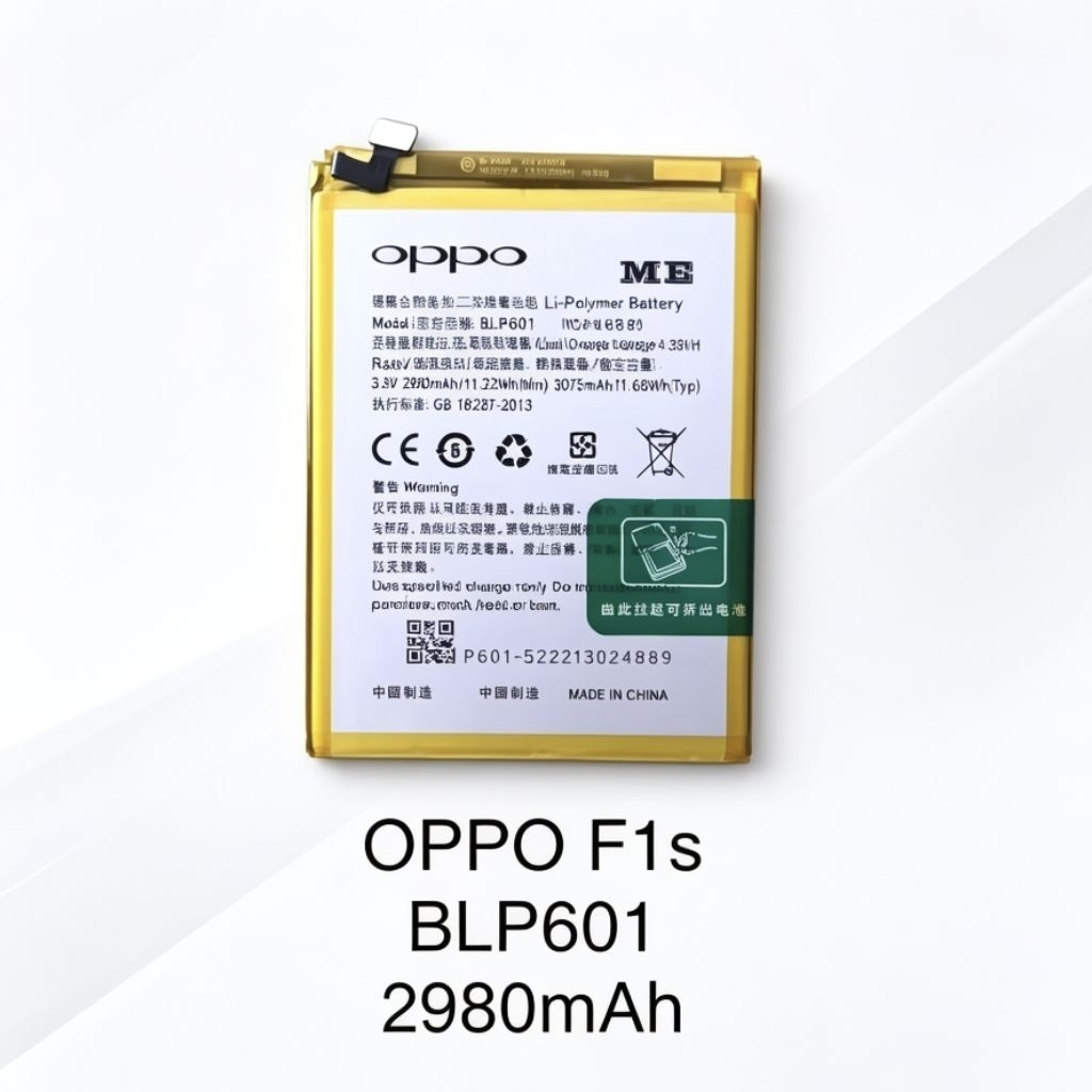 Baterai Batre HP OPPO F1S A1601 / OPPO A59 ORIGINAL 100% BLP601 - Battery Batrai Batere Batrei OPPO 