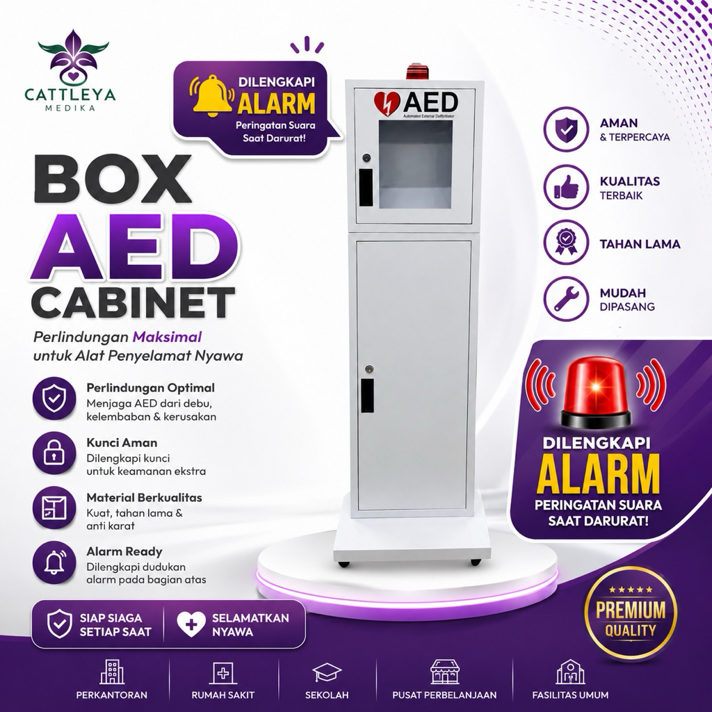 BOX AED CONTAINER / BOX AED CABINET / BOX AED STAND