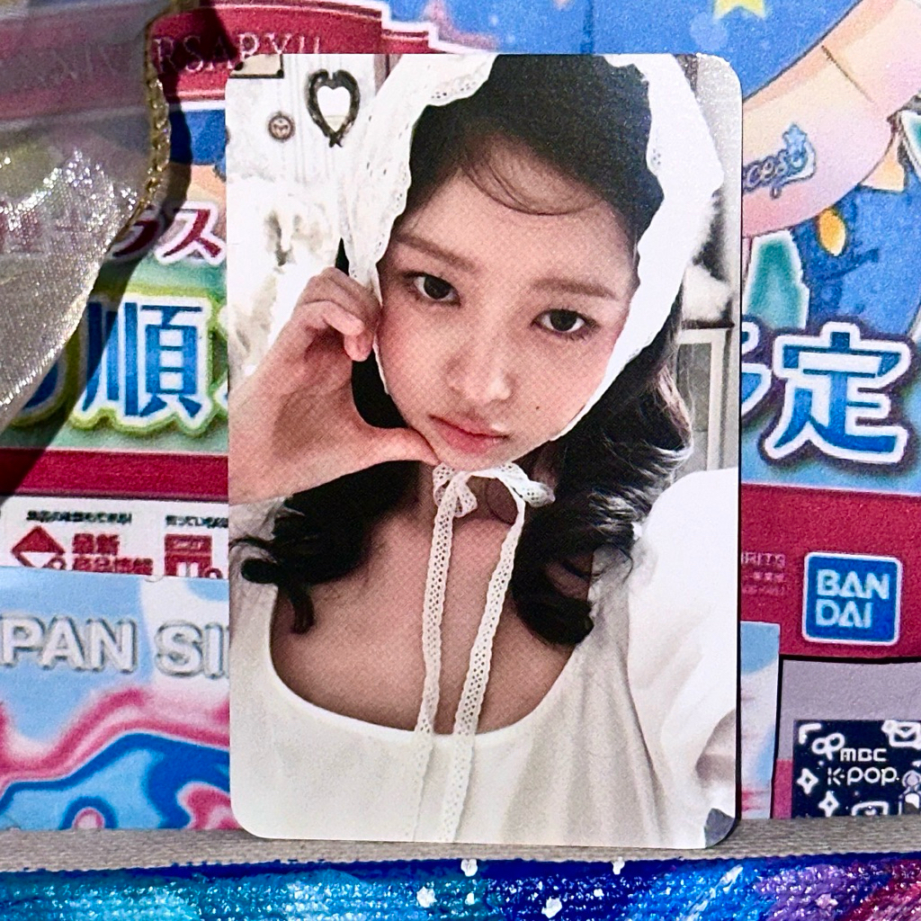 jual pc photocard official rei ive tudung withmuu ld luckydraw heartcheek hood wonyoung gaeul yujin 